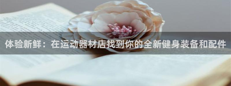 凯捷体育平台APP：体验新鲜：在运动器材店找到你的全