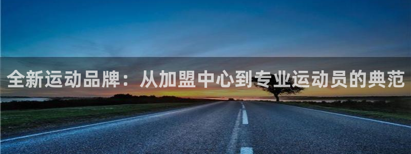 凯捷体育注册：全新运动品牌：从加盟中心到专业运动员的典范