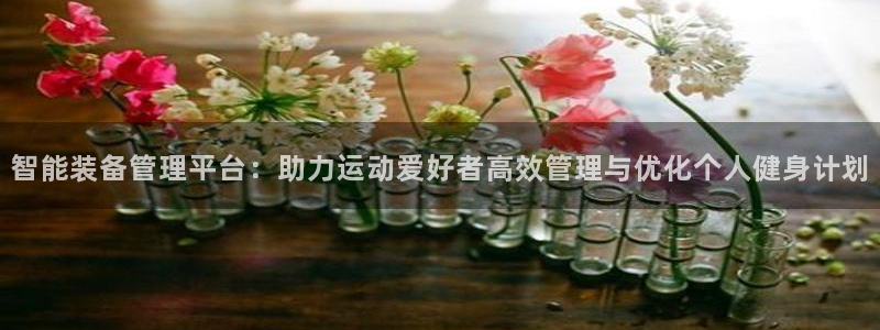 意昂集团官网：智能装备管理平台：助力运动爱好者高效管理与优化